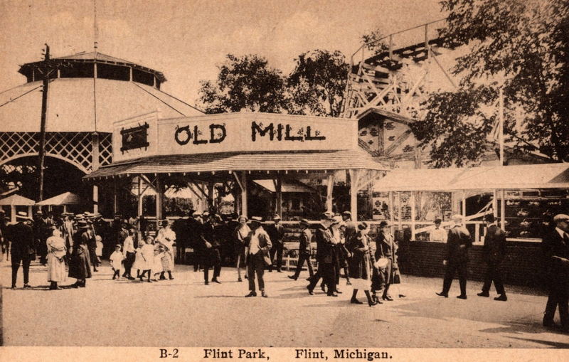 Flint Park (Flint Amusement Park) - Old Mill Ride (newer photo)